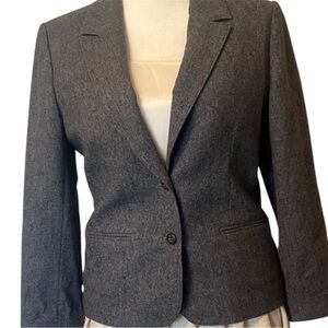 Pendleton Gray Wool Blazer Jacket Small